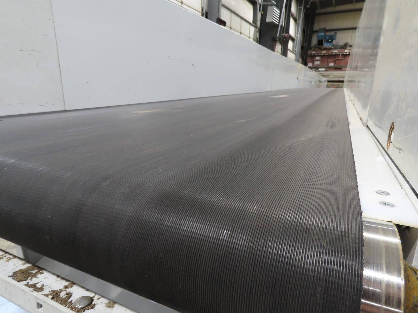 Hytrol BPC 43"x 67' Slider Bed Belt Conveyor 7.5Hp 3PH LH Center Drive 80fpm