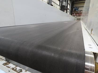 Hytrol BPC 43"x 67' Slider Bed Belt Conveyor 7.5Hp 3PH LH Center Drive 80fpm