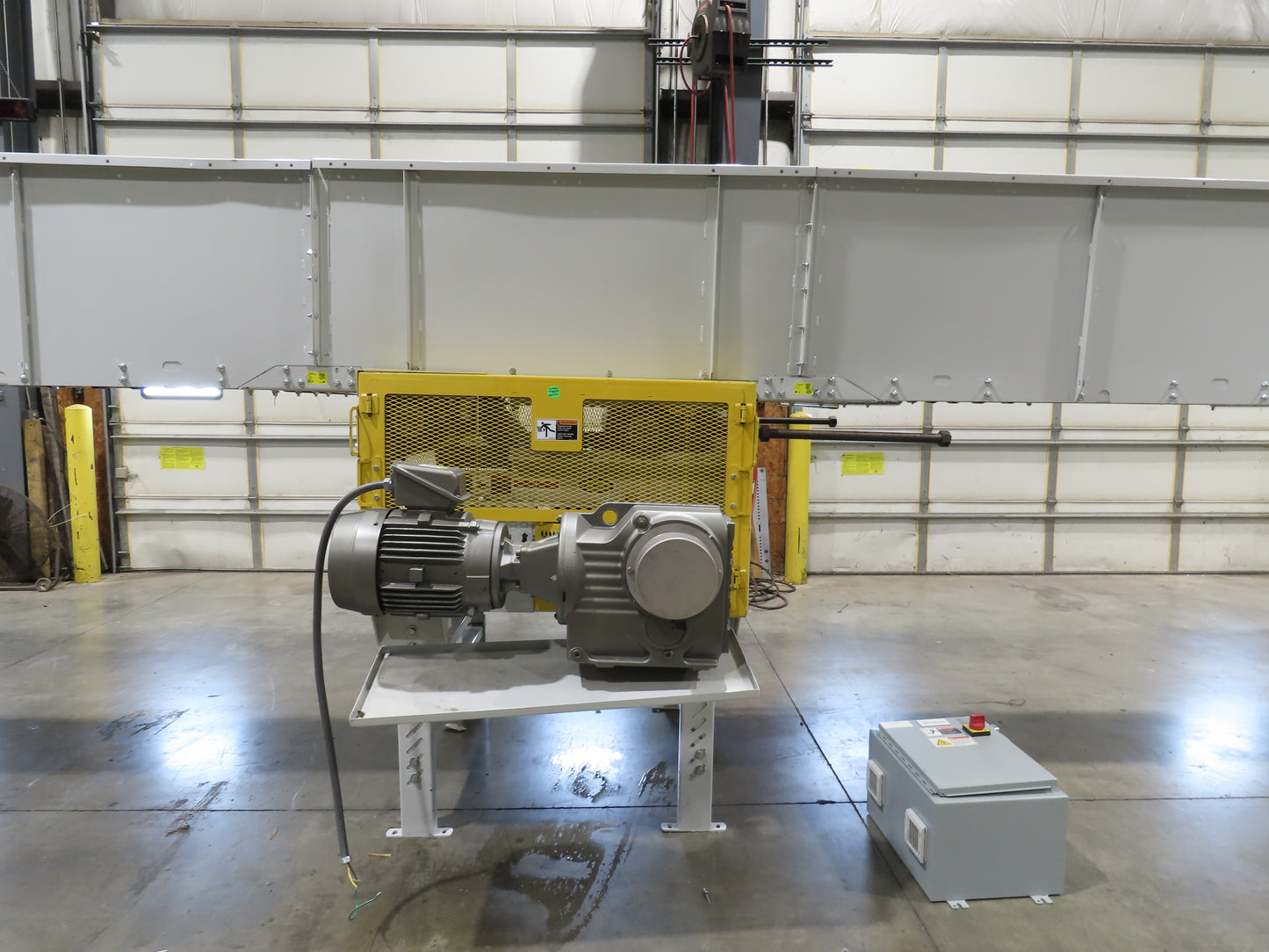 Hytrol BPC 43"x 67' Slider Bed Belt Conveyor 7.5Hp 3PH LH Center Drive 80fpm