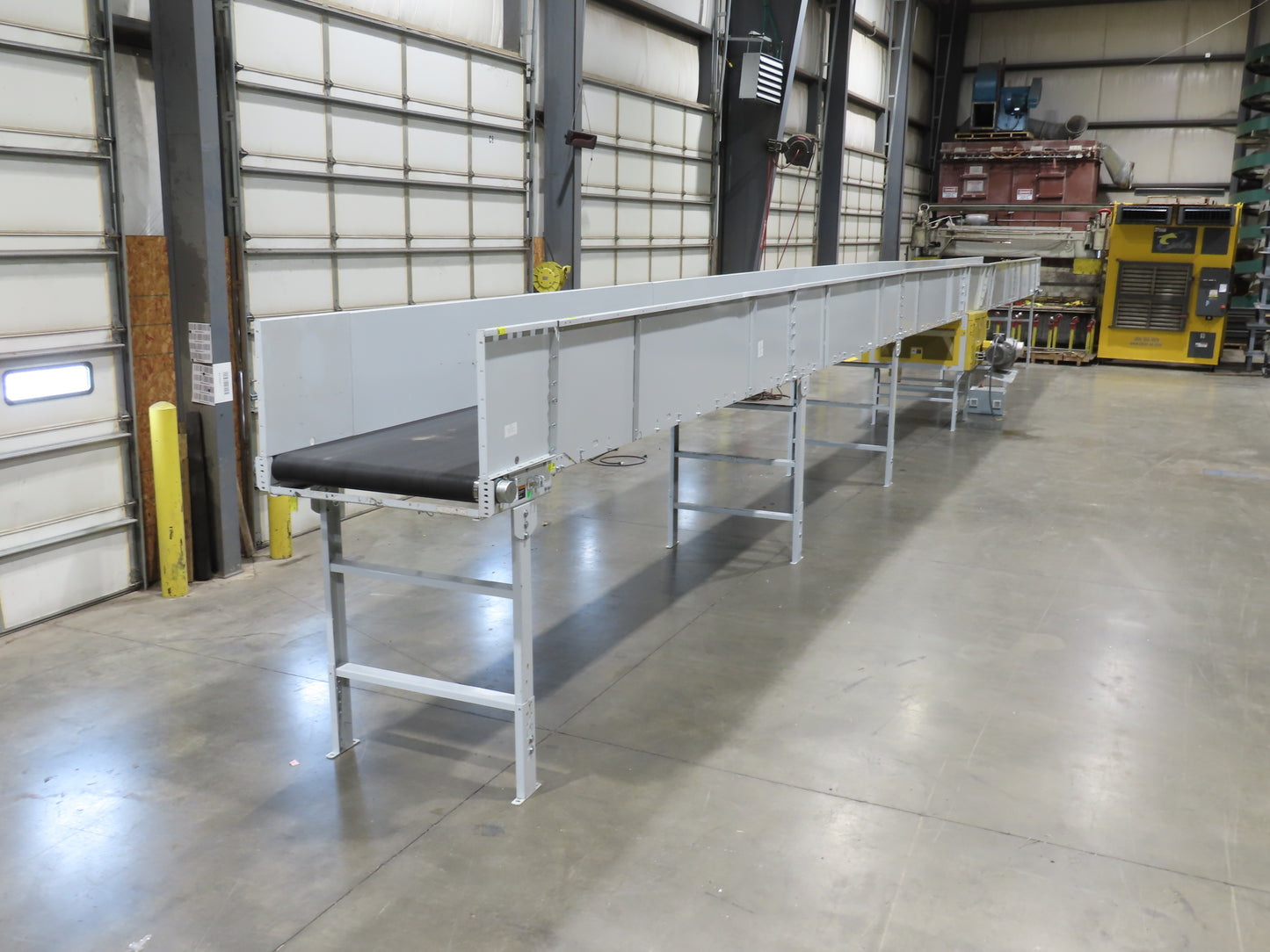 Hytrol BPC 43"x 67' Slider Bed Belt Conveyor 7.5Hp 3PH LH Center Drive 80fpm
