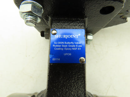 Shurjoint SJ-300N 2-1/2" Butterfly Valve E-pw Seal