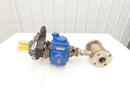 Compact II C30 SR-2C 1/4 Turn Ball Valve Actuator 1-1/2" SS ANSI 150 W/ Switch
