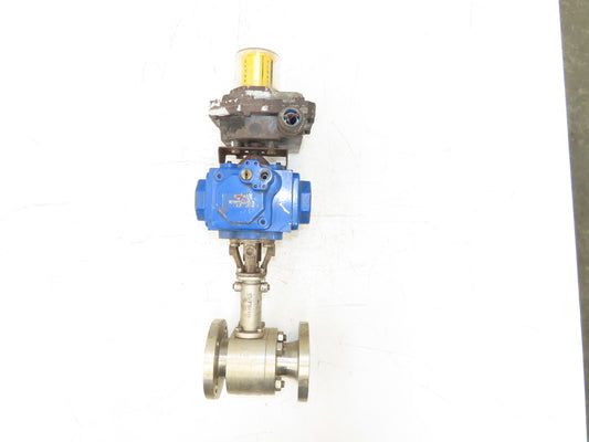 Compact II C30 SR-2C 1/4 Turn Ball Valve Actuator 1-1/2" SS ANSI 150 W/ Switch