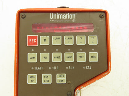 Westinghouse Unimation 923 EJ1X Robot Teach Pendant With Cable & Deadman Switch