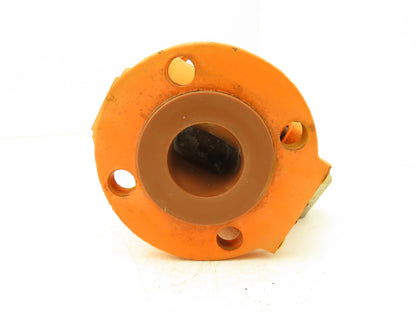 Xomox Tufline 9RB710L1 2" Flanged Sleeve Plug Valve PFA Lined 200psi  -No Handle