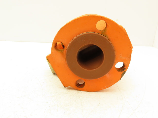 Xomox Tufline 9RB710L1 2" Flanged Sleeve Plug Valve PFA Lined 200psi  -No Handle
