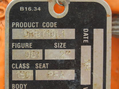 Xomox Tufline 9RB710L1 2" Flanged Sleeve Plug Valve PFA Lined 200psi  -No Handle