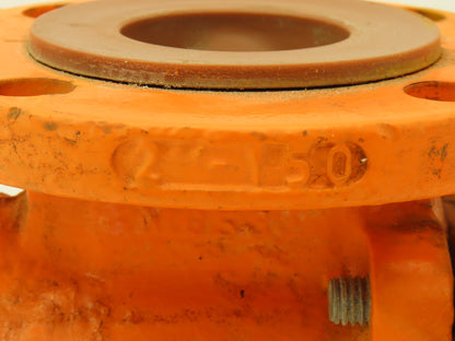 Xomox Tufline 9RB710L1 2" Flanged Sleeve Plug Valve PFA Lined 200psi  -No Handle