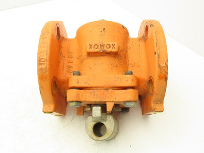 Xomox Tufline 9RB710L1 2" Flanged Sleeve Plug Valve PFA Lined 200psi  -No Handle