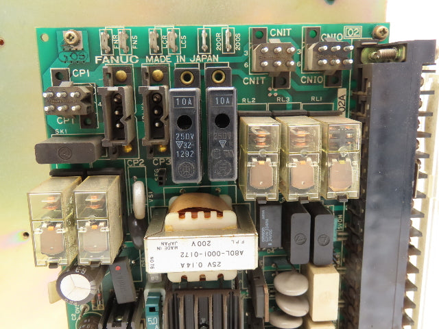 Fanuc A14B-0076-B357 Power Input Unit & Servo Add On Module