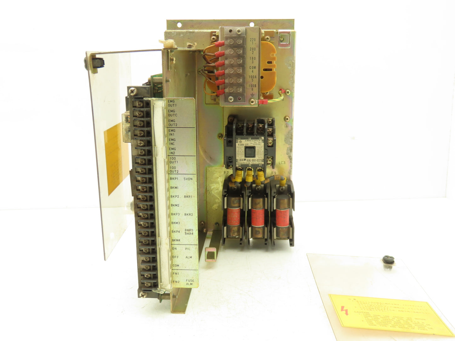 Fanuc A14B-0076-B357 Power Input Unit & Servo Add On Module