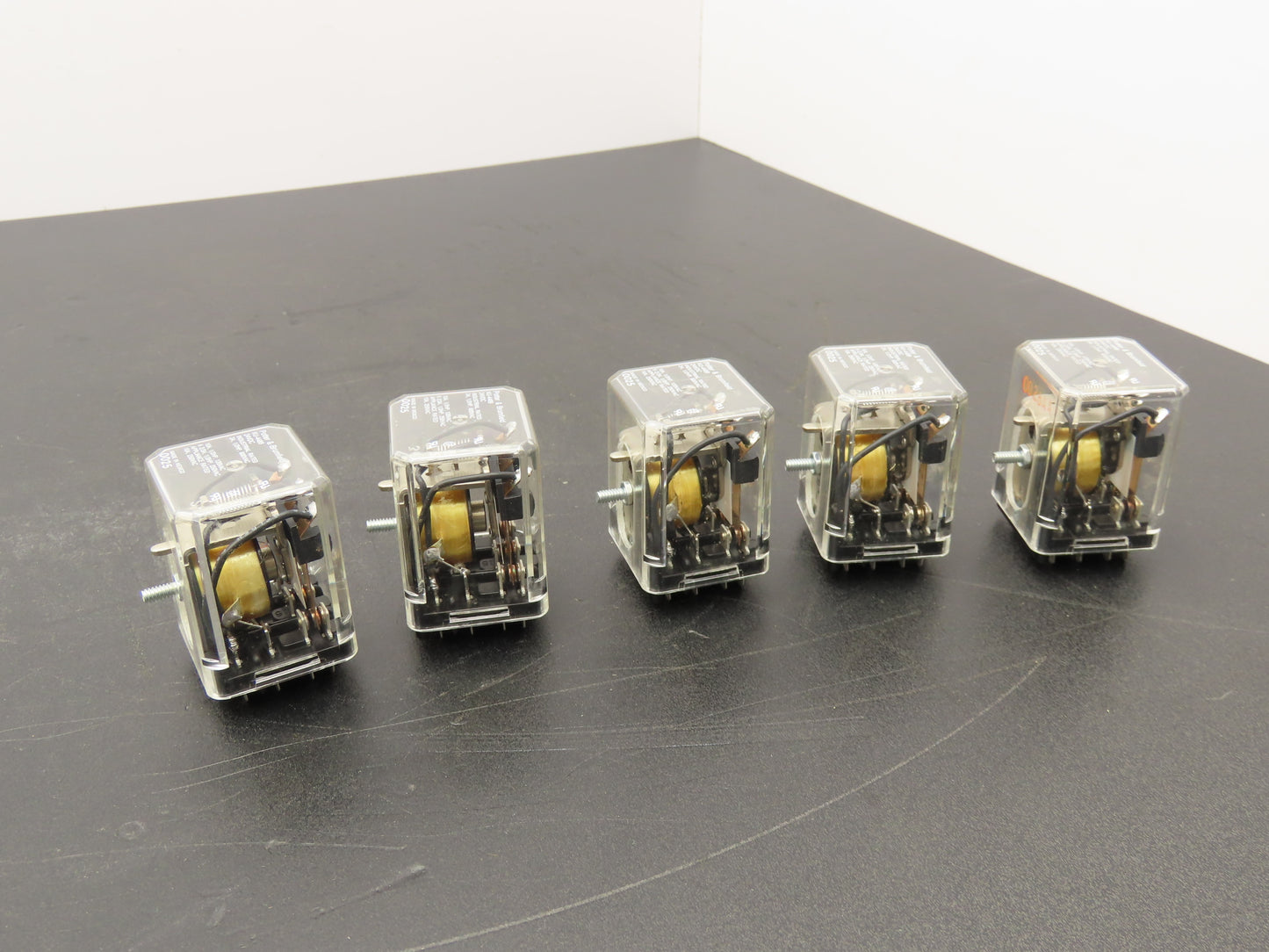 Potter & Brumfield KU-4489 Pilot Cube Relay 24V Coil 3A 150VDC Lot of 5