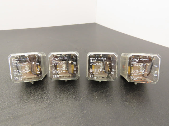 Potter & Brumfield KU-4489 Pilot Cube Relay 24V Coil 3A 150VDC Lot of 4