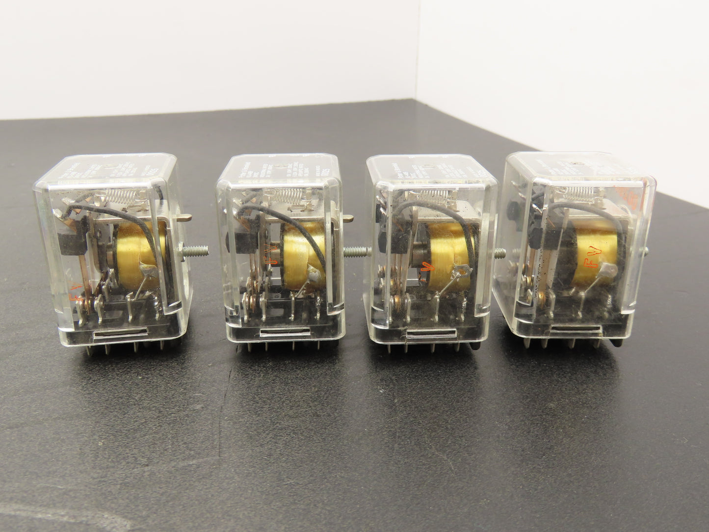 Potter & Brumfield KU-4489 Pilot Cube Relay 24V Coil 3A 150VDC Lot of 4