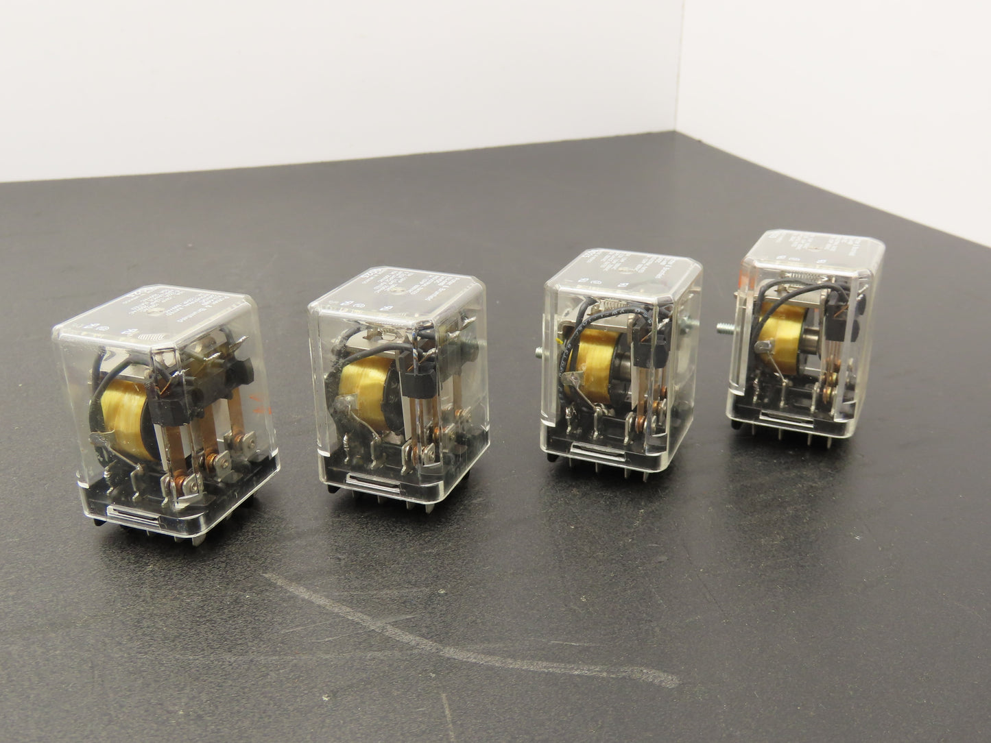 Potter & Brumfield KU-4489 Pilot Cube Relay 24V Coil 3A 150VDC Lot of 4