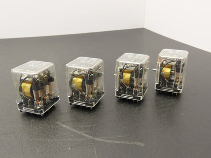 Potter & Brumfield KU-4489 Pilot Cube Relay 24V Coil 3A 150VDC Lot of 4