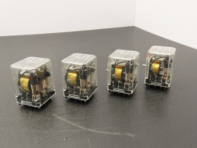 Potter & Brumfield KU-4489 Pilot Cube Relay 24V Coil 3A 150VDC Lot of 4