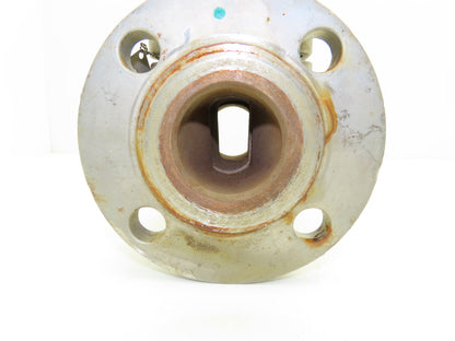 Tufline 9T3290 2" Flanged CF8M Stainless Steel Plug Valve PTFE Seat