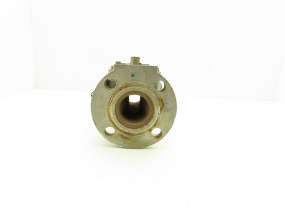 Tufline 9T3290 2" Flanged CF8M Stainless Steel Plug Valve PTFE Seat