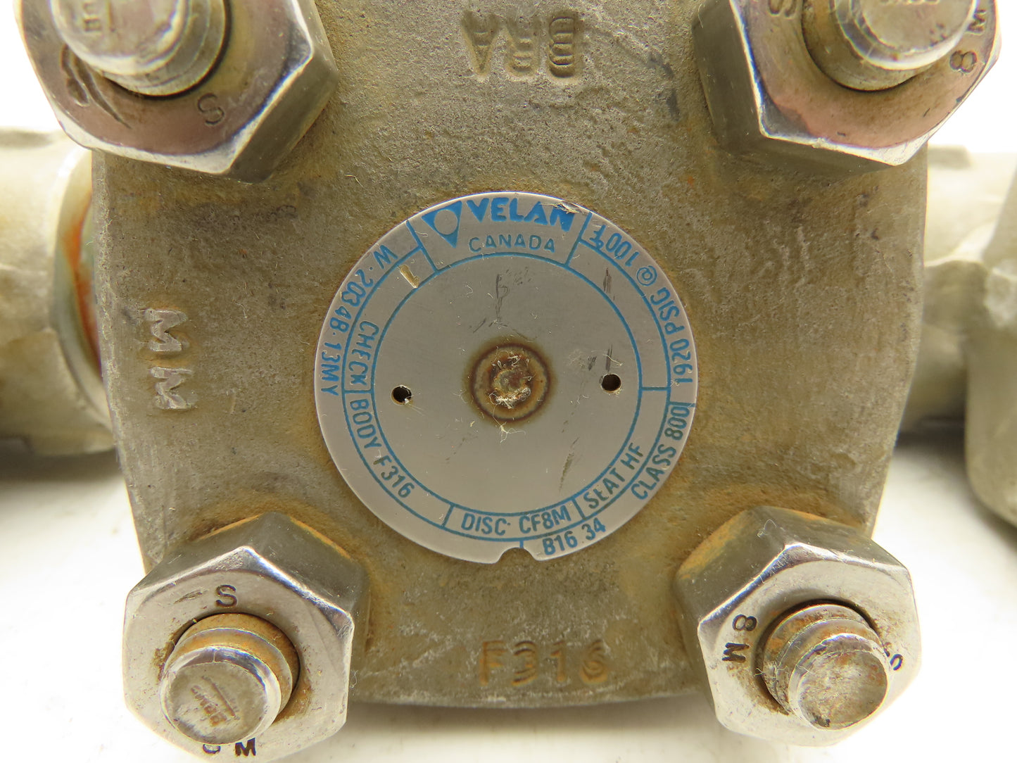 Velan W-2034B-13MY 1" Socket Weld Spring Plug Check Valve Stainless Lot of 3