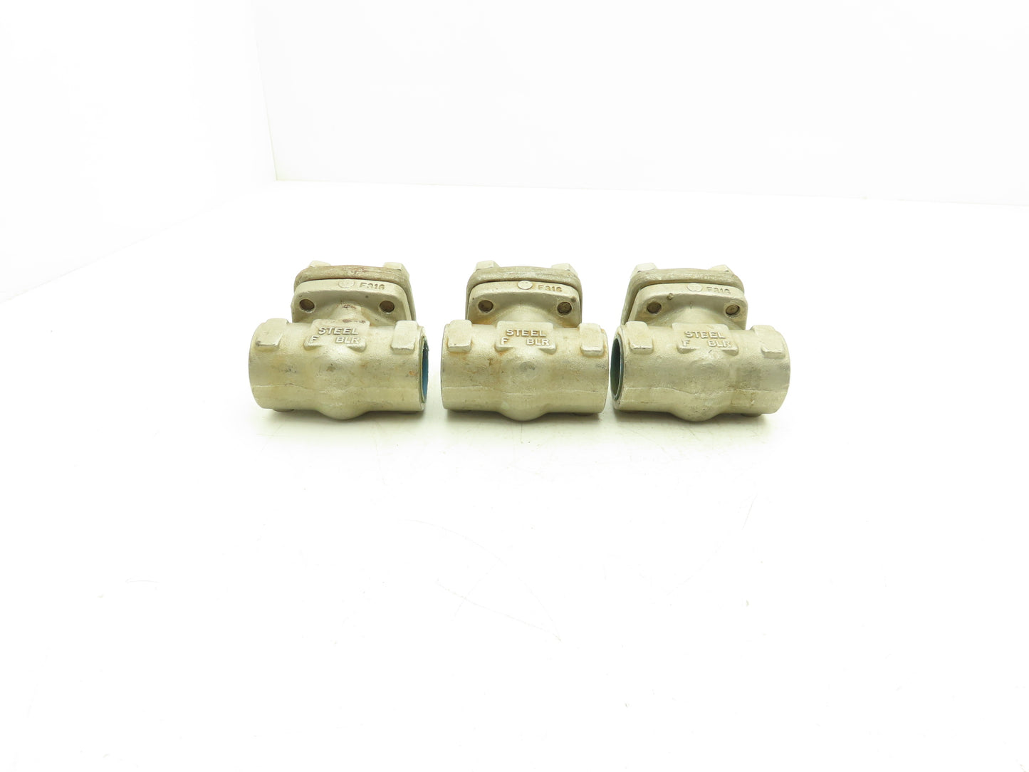 Velan W-2034B-13MY 1" Socket Weld Spring Plug Check Valve Stainless Lot of 3