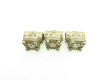 Velan W-2034B-13MY 1" Socket Weld Spring Plug Check Valve Stainless Lot of 3