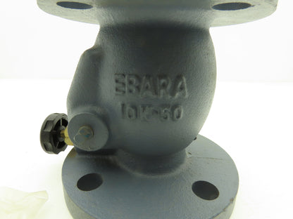 Ebara 10K-50 Check Valve 50mm Flanged Horizontal Flap