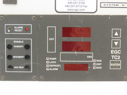 Environmental Growth Chambers G Series HMI Control Panel With Digital Display