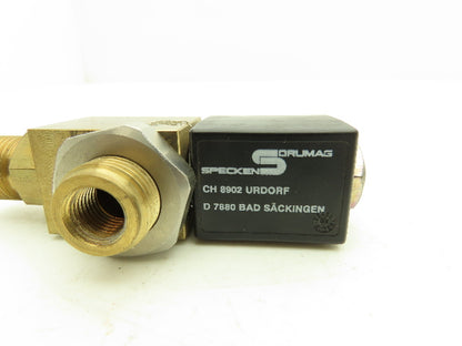 Specken Drumag 3V4-EF-4 Solenoid Valve 3 Port 2 Way 24V Coil Air Flow Slide