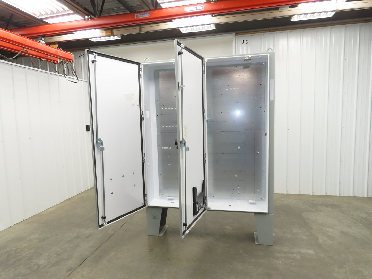 Hoffman A72X6112LPFTC Freestanding Electrical Enclosure 72x61x12" Dual Door