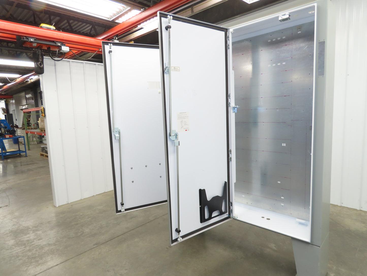 Hoffman A72X6112LPFTC Freestanding Electrical Enclosure 72x61x12" Dual Door