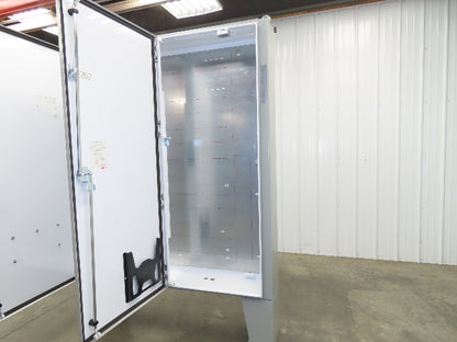Hoffman A72X6112LPFTC Freestanding Electrical Enclosure 72x61x12" Dual Door