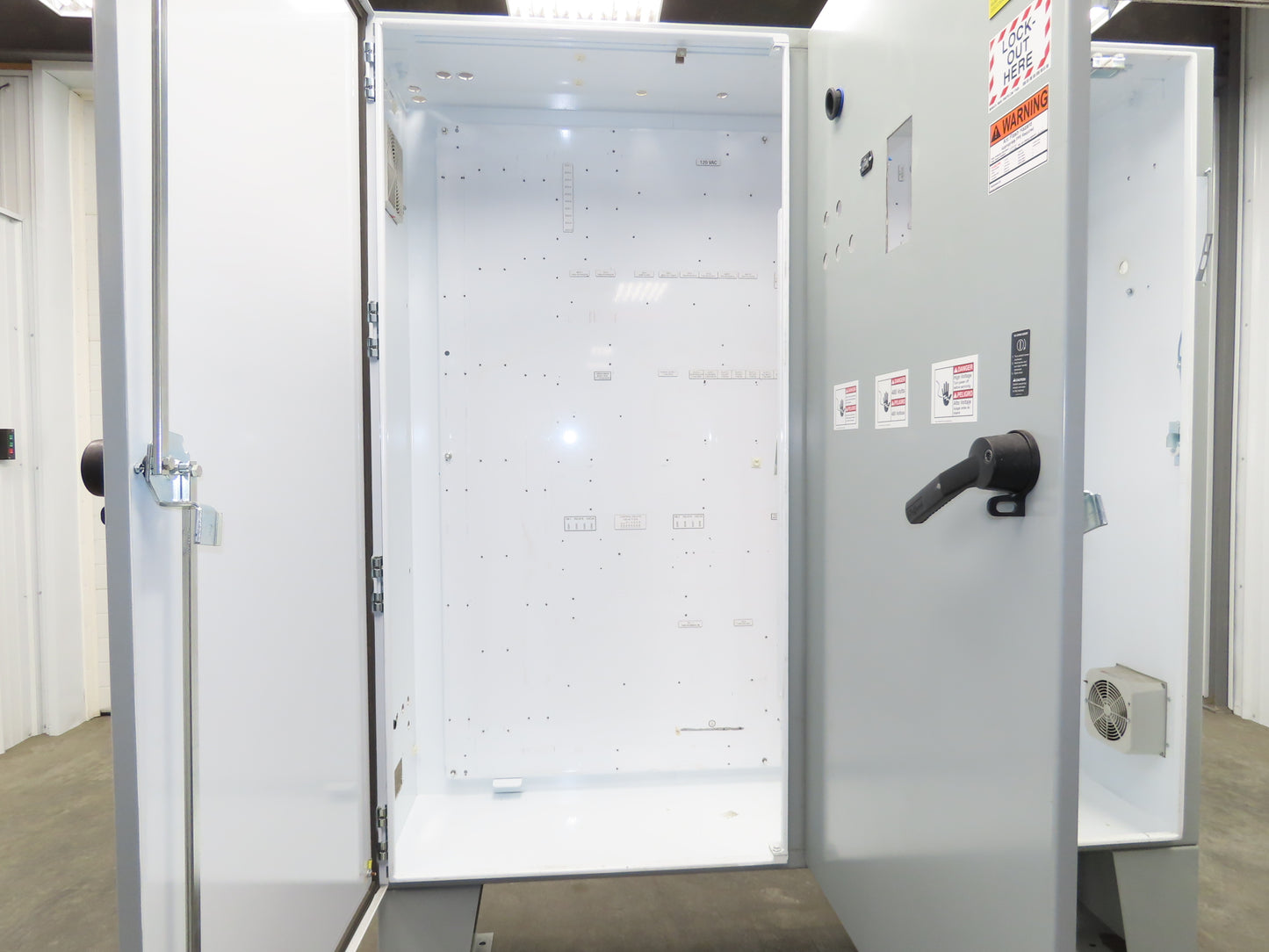 Hoffman A72X7312LPFTC Freestanding Electrical Enclosure 72x73x18" Dual Door