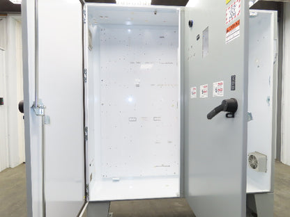 Hoffman A72X7312LPFTC Freestanding Electrical Enclosure 72x73x18" Dual Door