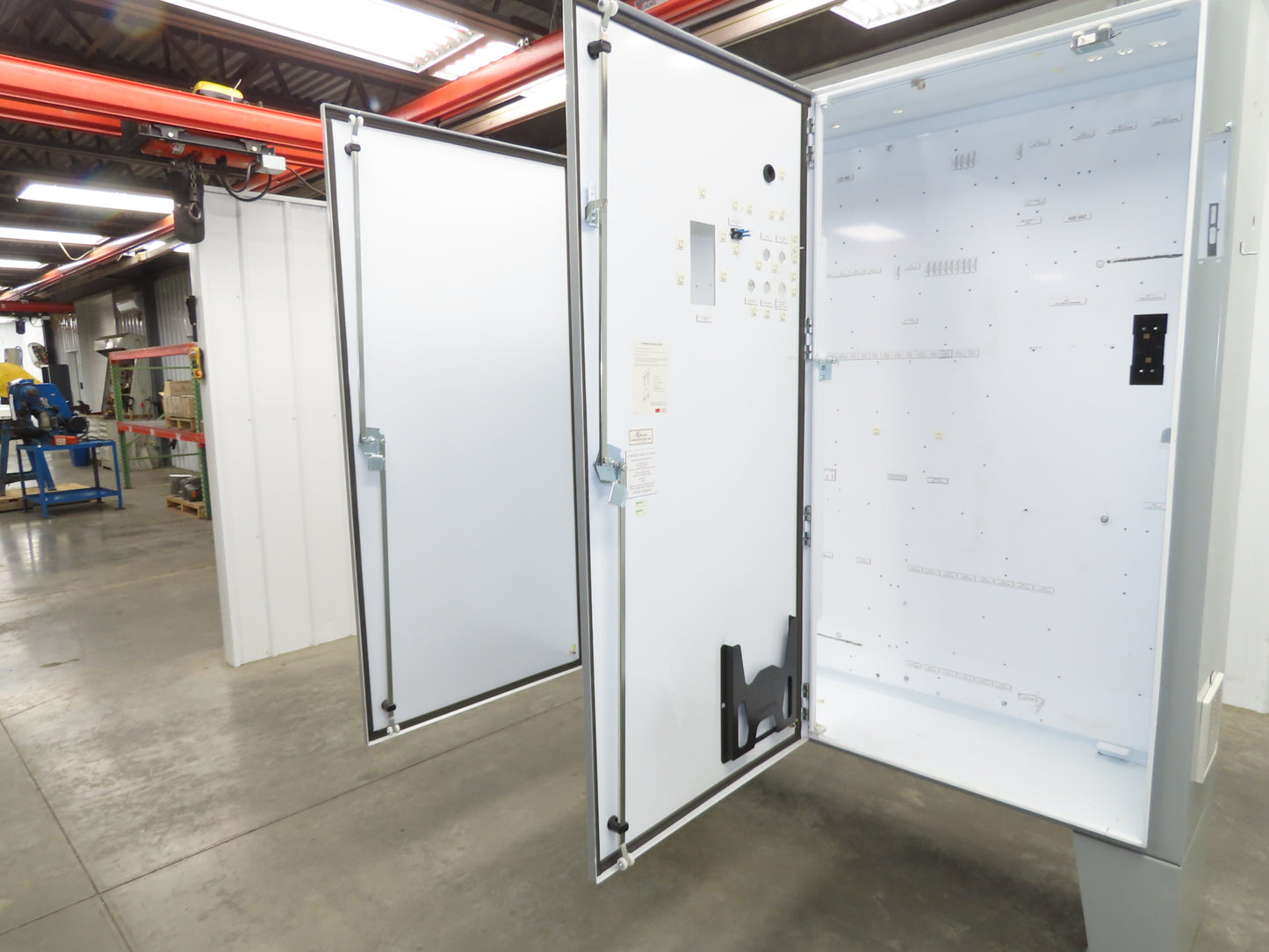 Hoffman A72X7312LPFTC Freestanding Electrical Enclosure 72x73x18" Dual Door