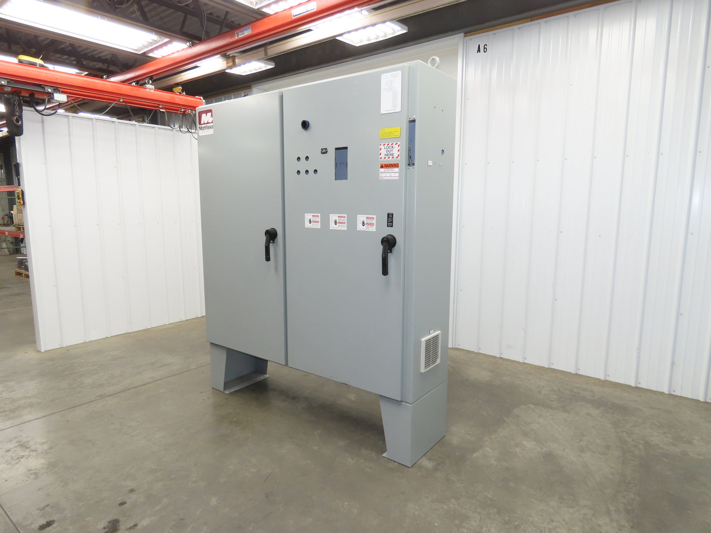 Hoffman A72X7312LPFTC Freestanding Electrical Enclosure 72x73x18" Dual Door