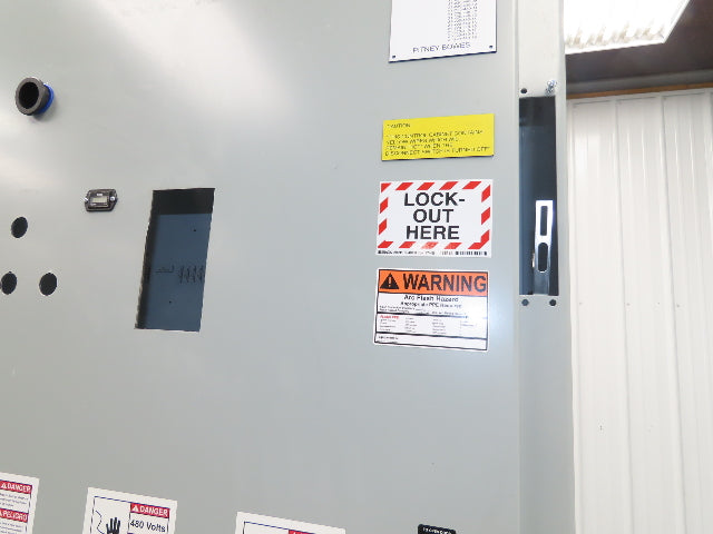 Hoffman A72X7312LPFTC Freestanding Electrical Enclosure 72x73x18" Dual Door