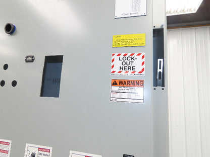 Hoffman A72X7312LPFTC Freestanding Electrical Enclosure 72x73x18" Dual Door