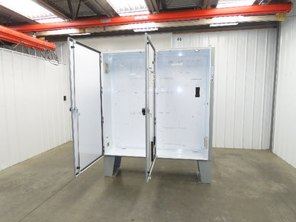 Hoffman A72X7312LPFTC Freestanding Electrical Enclosure 72x73x18" Dual Door