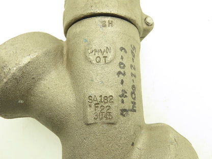 Conval Globe Valve 2" Socket Weld 7613psi