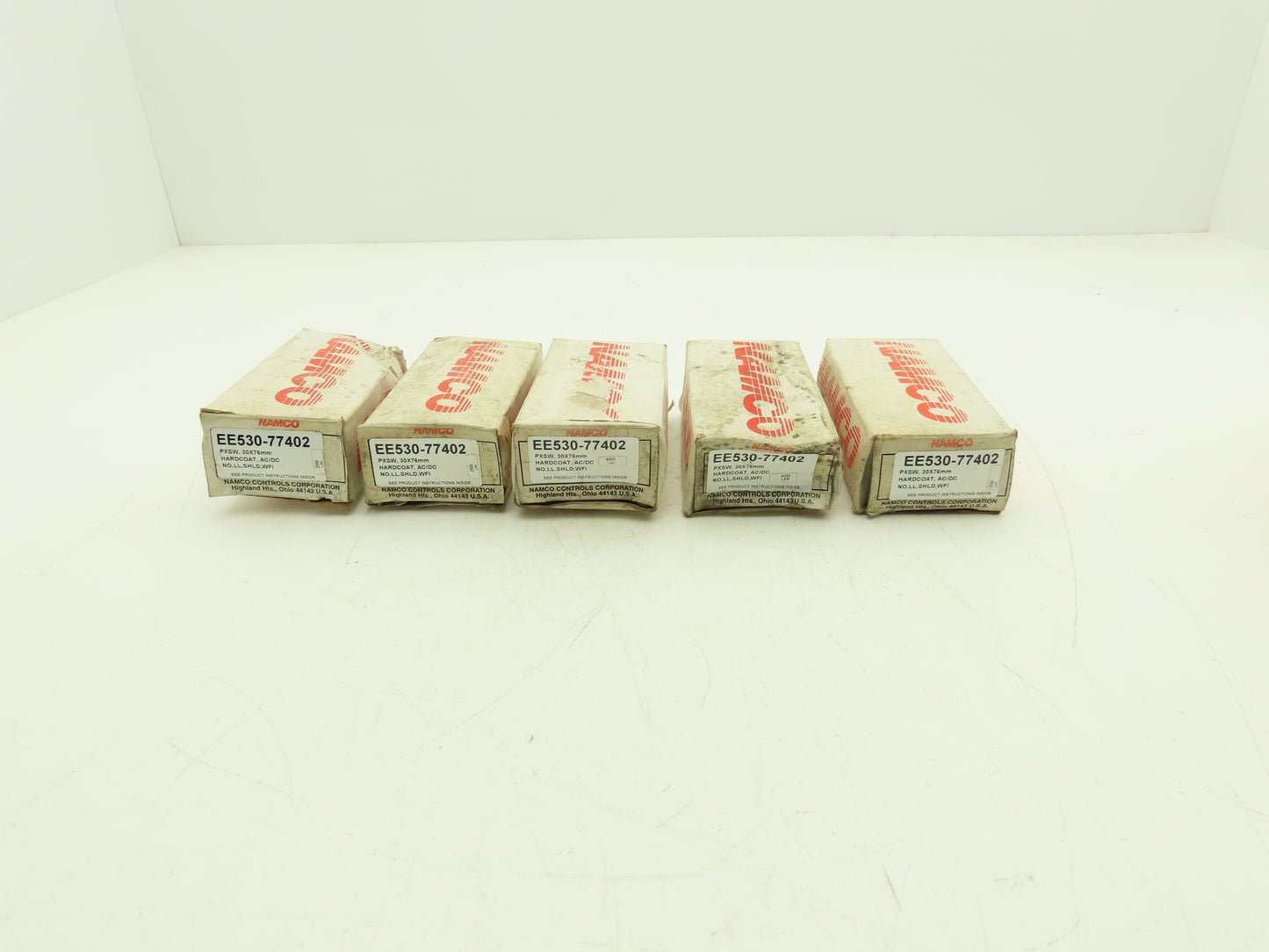 Namco EE530-77402 Inductive Proximity Switch Sensor 20-230v AC/DC Lot of 5