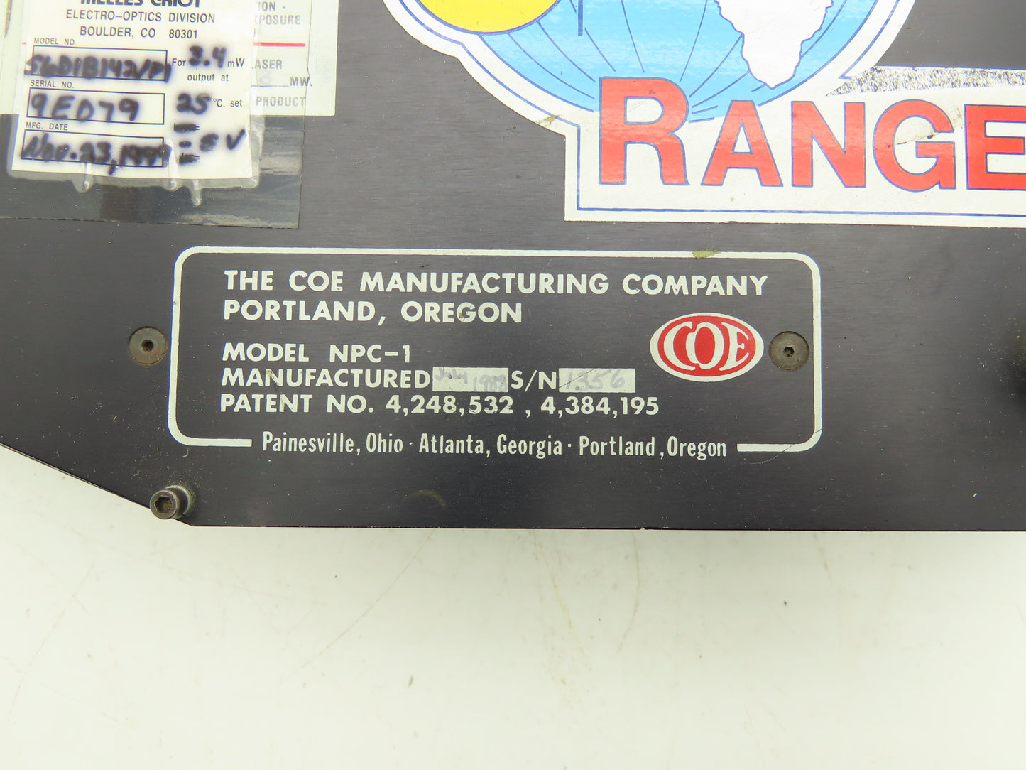 Coe NPC-1 Laser Unit 3.4mW max 635nm