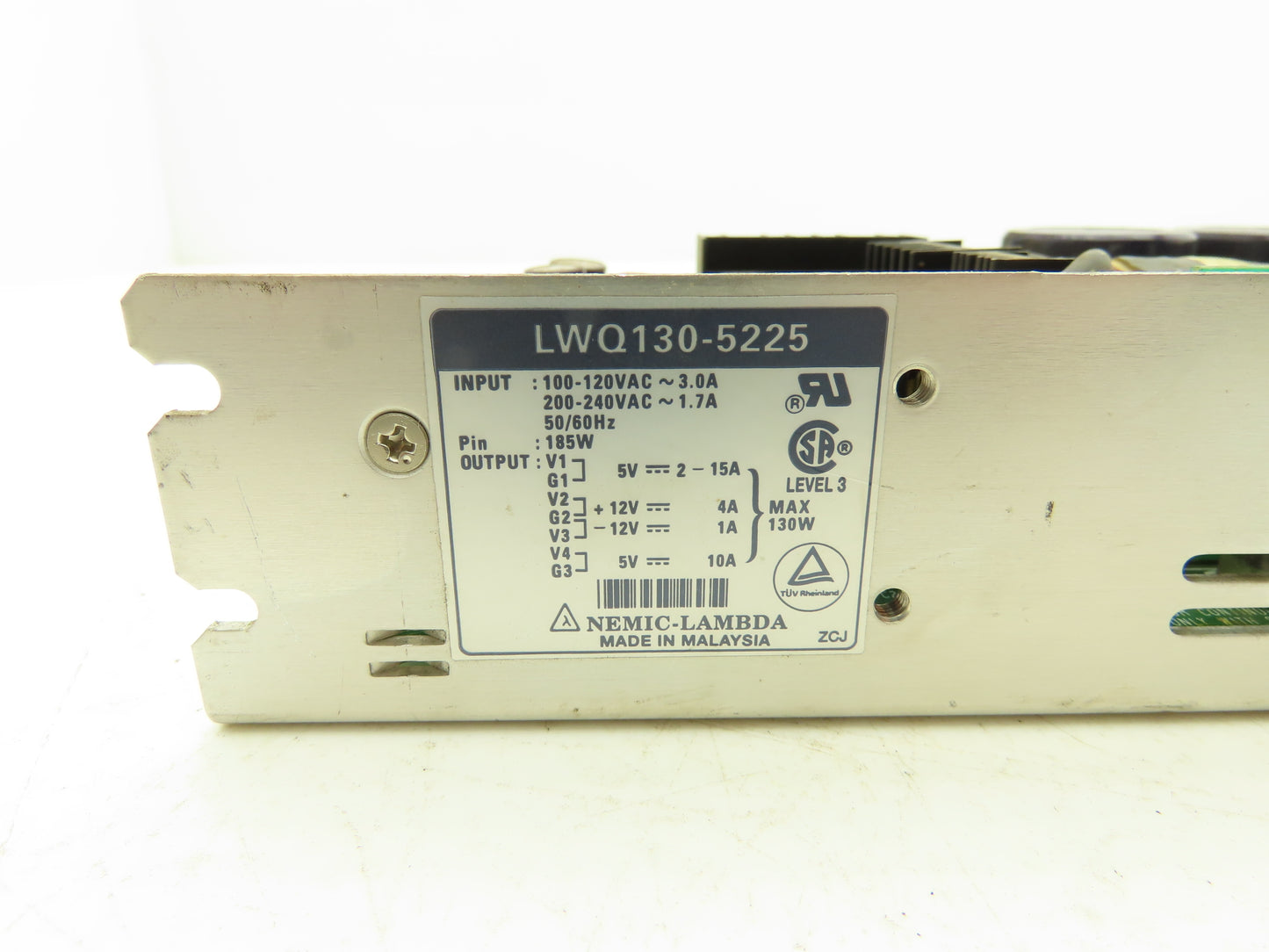Nemic Lambda LWQ130-5225 Power Supply For Panasonic Robot Controller