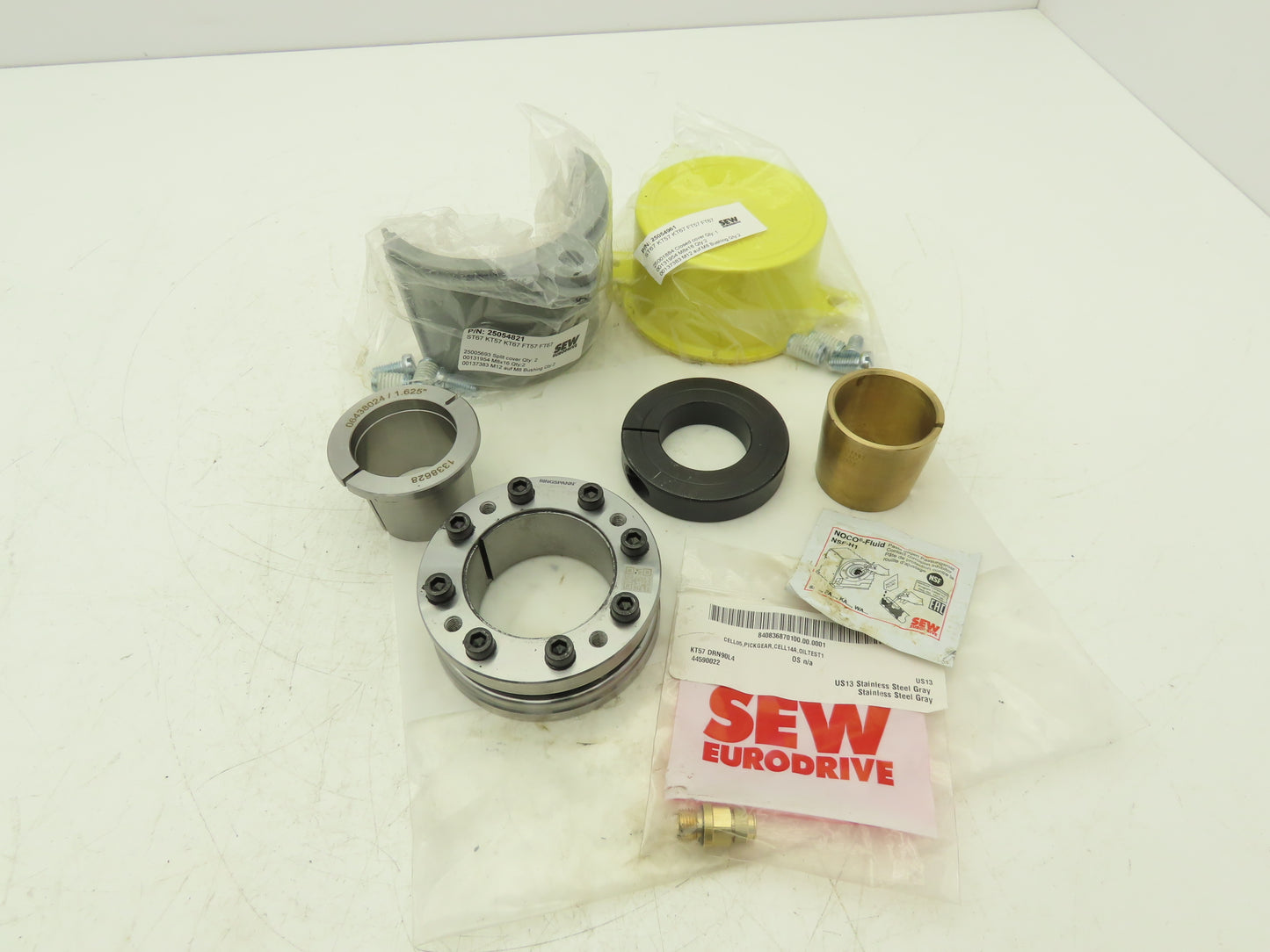 Sew Eurodrive Ringspann KT57 KT67 Gearmotor Shrink Disc Coupling Kit 1-5/8"