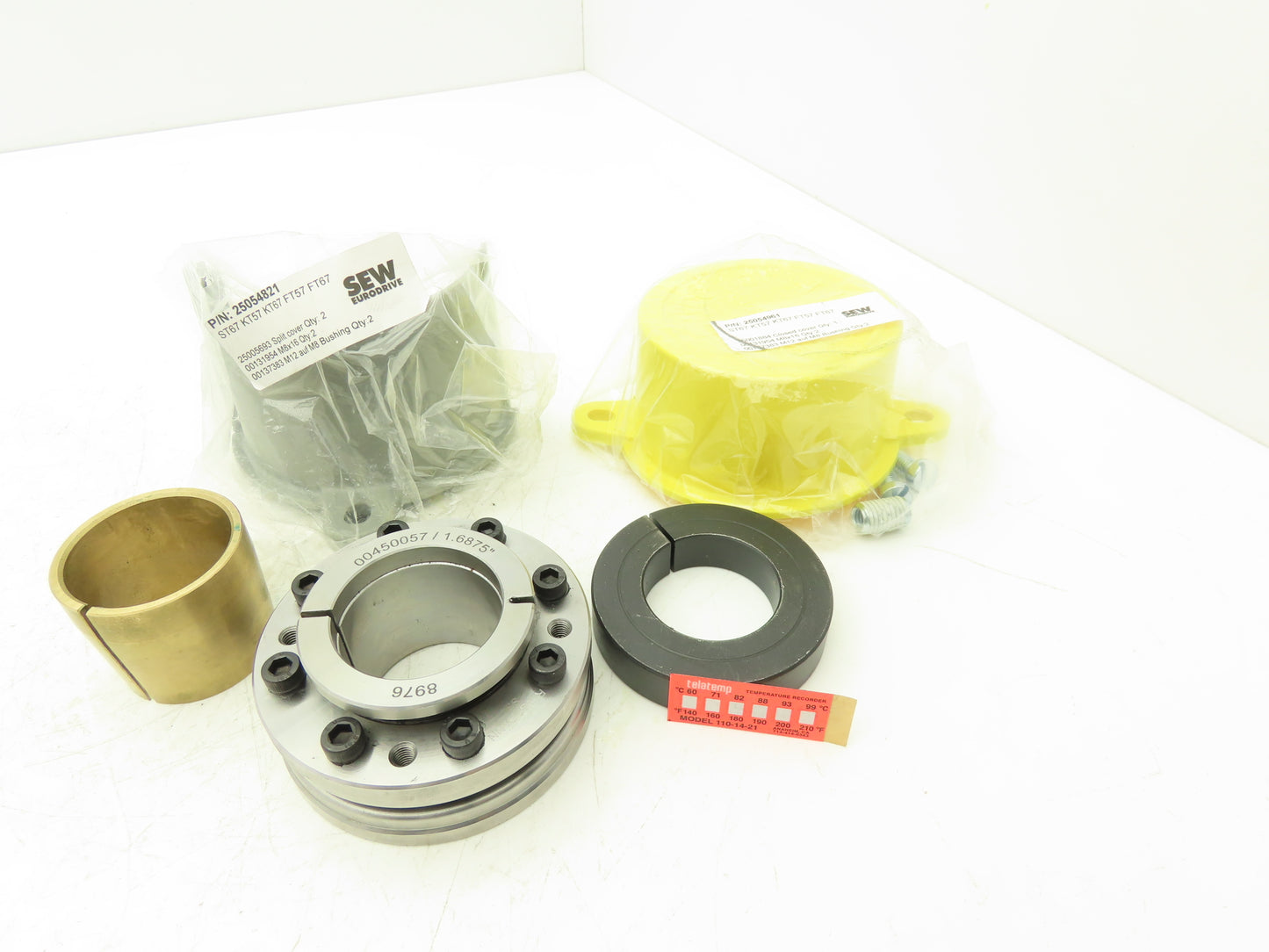 Sew Eurodrive Ringspann KT57 KT67 Gearmotor Shrink Disc Coupling Kit 1-11/16"