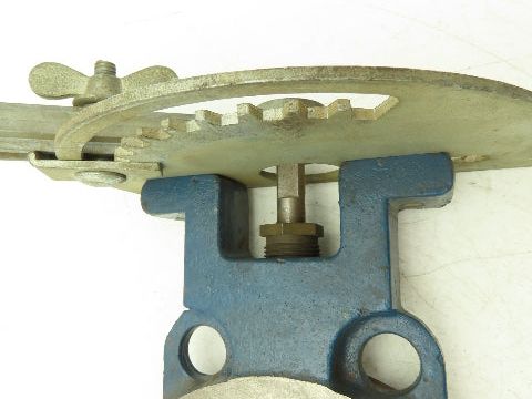 5" Wafer Style Steel Butterfly Valve Metal Seated with Handle