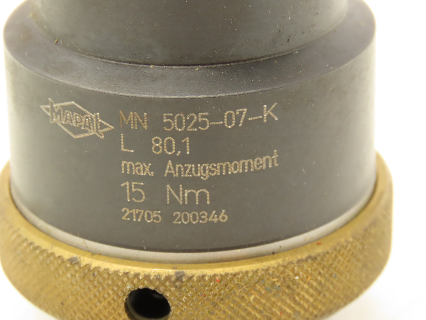 Mapal 5025-07-K 80.1 L 15Nm HSK Extension Internal Cooling