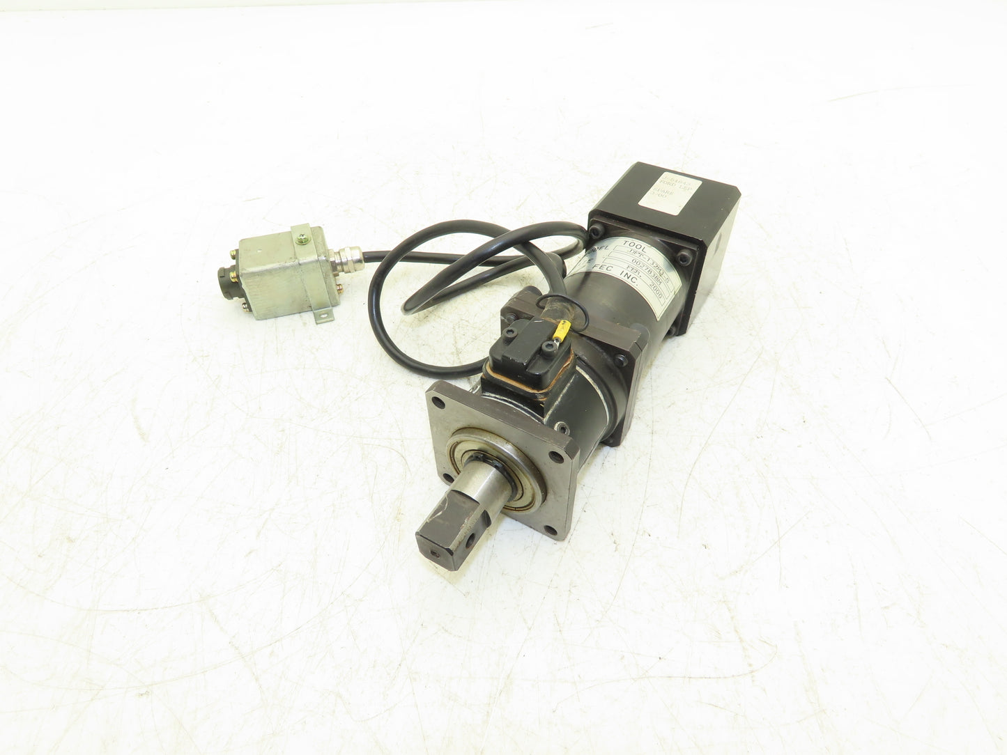 FEC DFT-132M3-S Nutrunner Servo Motor w/Torque Transducer TD-130-DFS