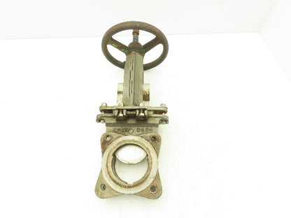 Rovalve TechnaFlow S17-D 3" Stainless Knife Gate Valve Lug Style Rubber Seat