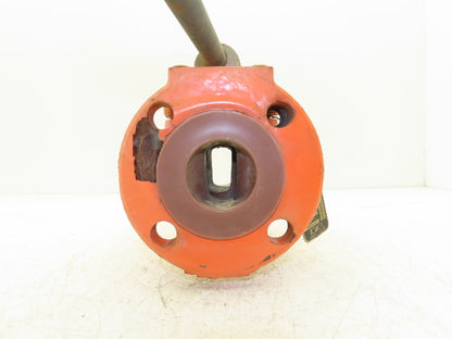 Xomox Tufline 9RB710L1 2" Flanged Sleeve Plug Valve PFA Lined 200psi